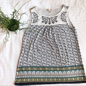 Elaine Rose Mixed Media Tank